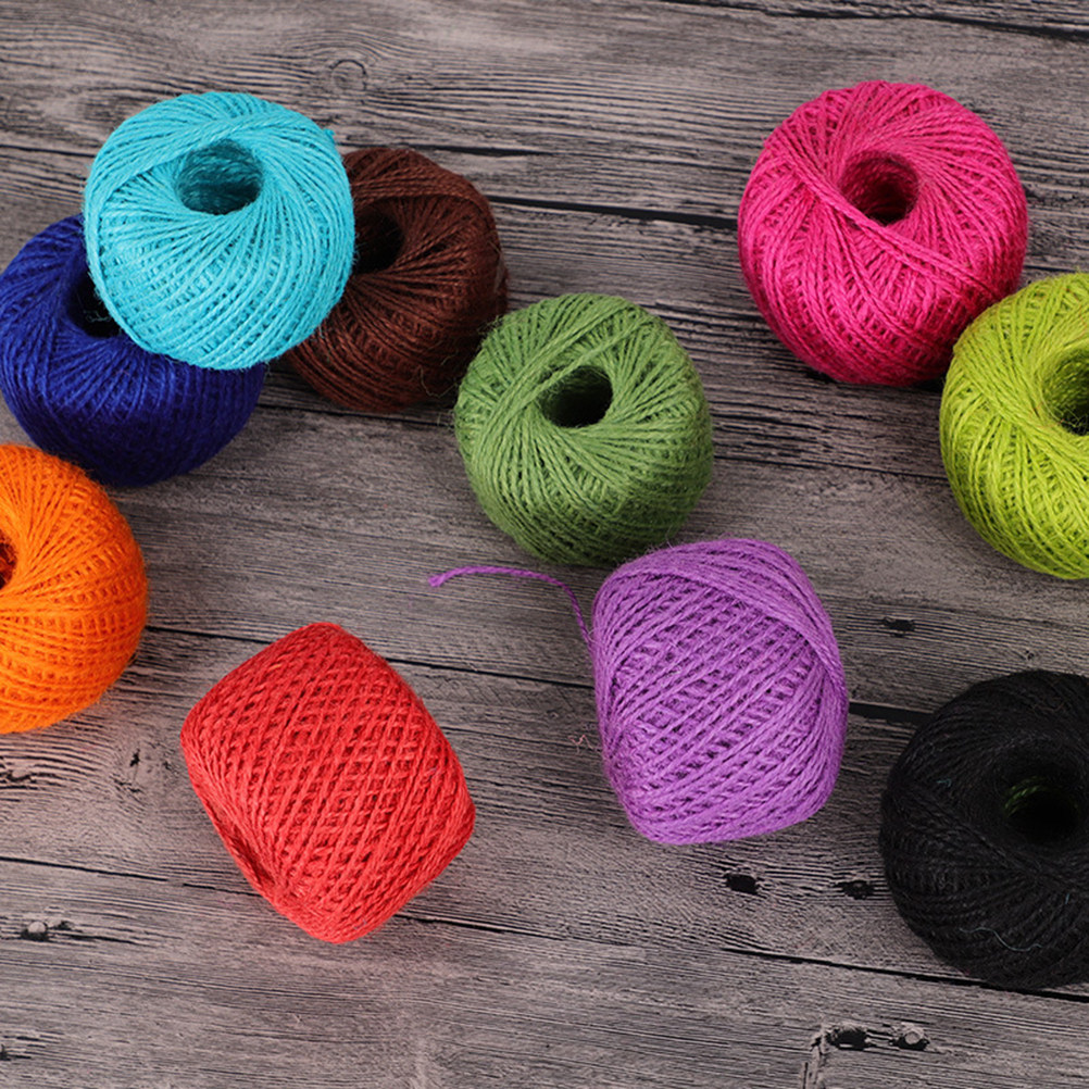 Twine Jute Natural - เชือกป่านหลากสี 25 เมตร ขนาด 2 มม.