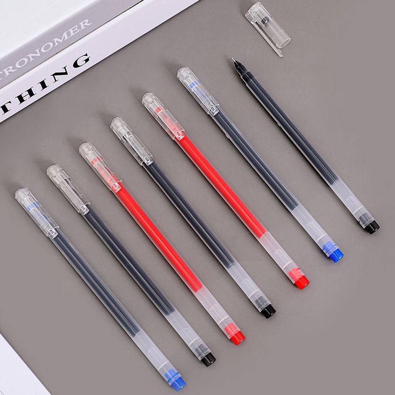 Muji Stationery Gel Pen - ปากกาเจลลายมือสไตล์มูจิ ขนาด 0.5 มม. ความจุหมึกมาก สีดำ/แดง/น้ำเงิน