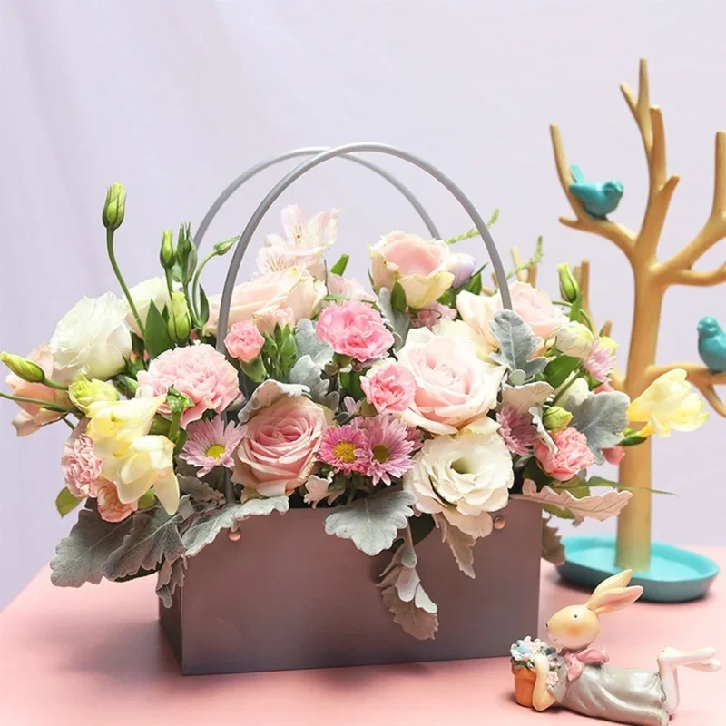 1 ชิ้นกล่องกระดาษลายดอกไม้ถังพ - Florist Supply Buckets บทวิจารณ์และราคา