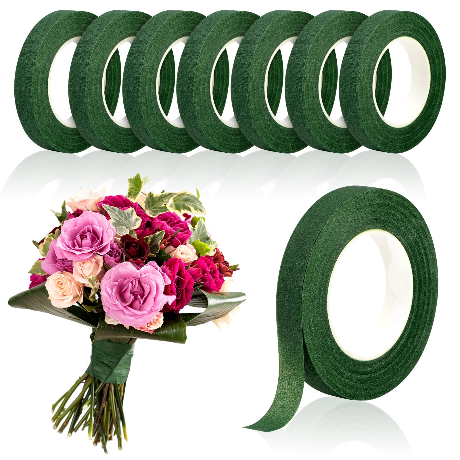 20 หลา เทปดอกไม้สีเขียว เทปกระ - The Florist Supply บทวิจารณ์และราคา