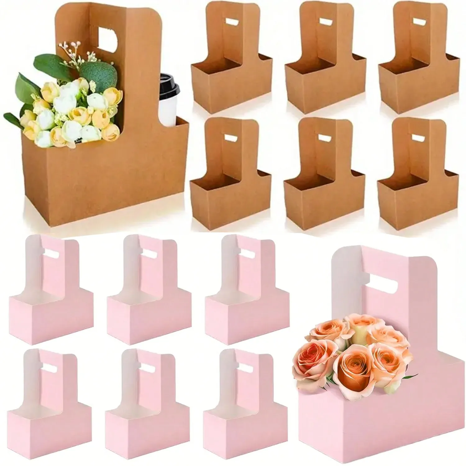 กระดาษคราฟท์ดอกไม้ช่อดอกไม้ถุง - Flower Wrap Kraft บทวิจารณ์และราคา