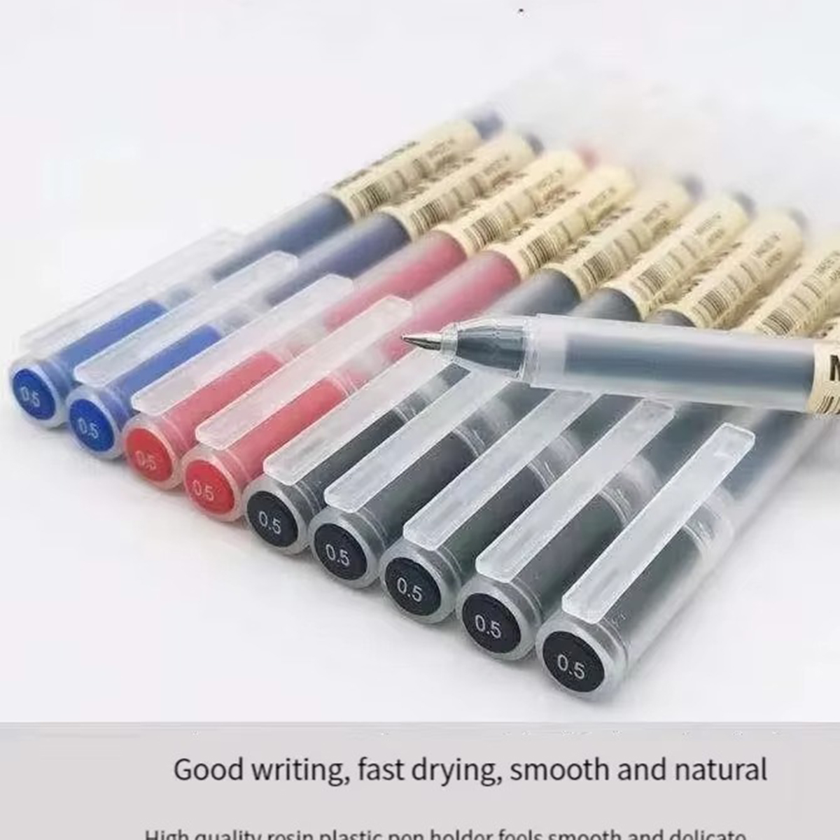 3-6Pcs Kawaii ปากกาเจลสีดํา/สี - Muji Stationery Gel Pen บทวิจารณ์และราคา