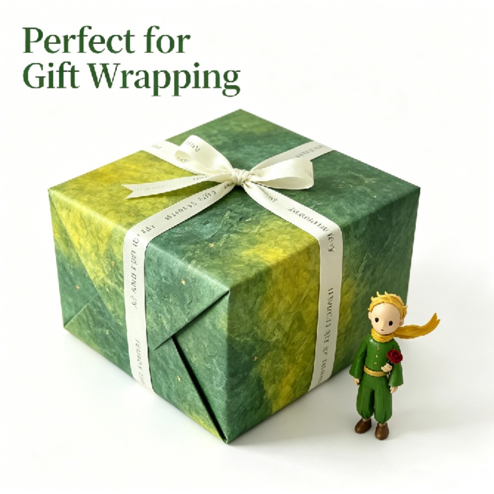 กระดาษห่อดอกไม้สีเขียวไล่เฉดแบ - Flower Wrap Kraft บทวิจารณ์และราคา