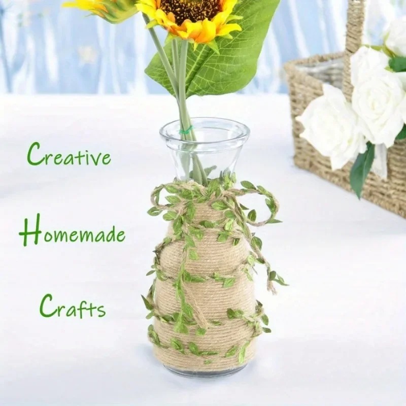 เชือกป่านธรรมชาติพร้อมใบไม้ประ - Twine Jute Natural บทวิจารณ์และราคา