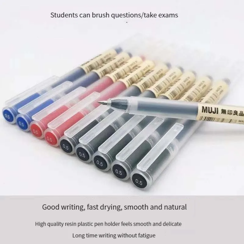 6/8 ชิ้น/เซ็ต Kawaii MUJIs เจล - Muji Stationery Gel Pen บทวิจารณ์และราคา
