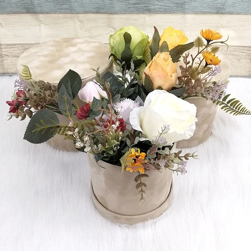 3 ชิ้น/เซ็ตรูปทรงกลมกล่องของขว - Florist Supply Buckets บทวิจารณ์และราคา