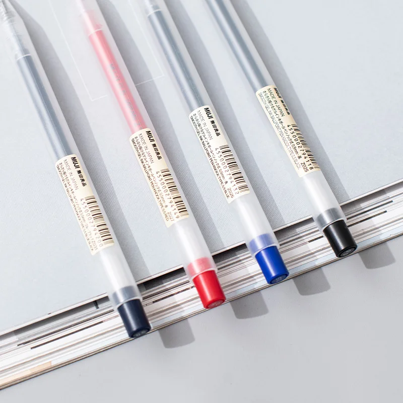 1/3 ชิ้น/เซ็ต Kawaii MUJIs เจล - Muji Stationery Gel Pen บทวิจารณ์และราคา