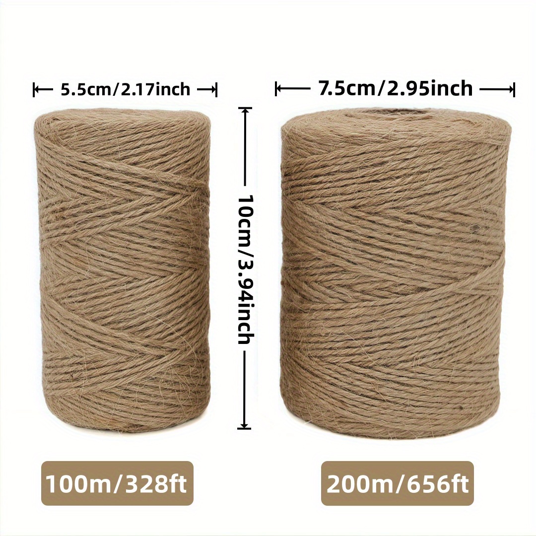 เชือกป่านธรรมชาติ ริบบิ้นป่าน  - Twine Jute Natural บทวิจารณ์และราคา