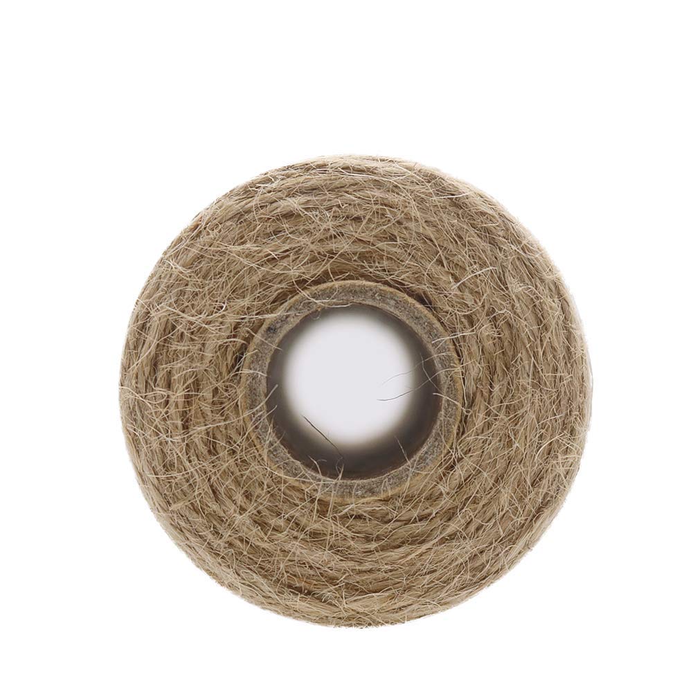 เชือกป่านจูท 2 มม. 3 เส้น ยาว  - Twine Jute Natural บทวิจารณ์และราคา