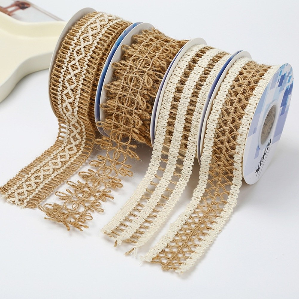 อุปกรณ์เย็บผ้า ริบบิ้นผ้ากระสอ - Twine Jute Natural บทวิจารณ์และราคา