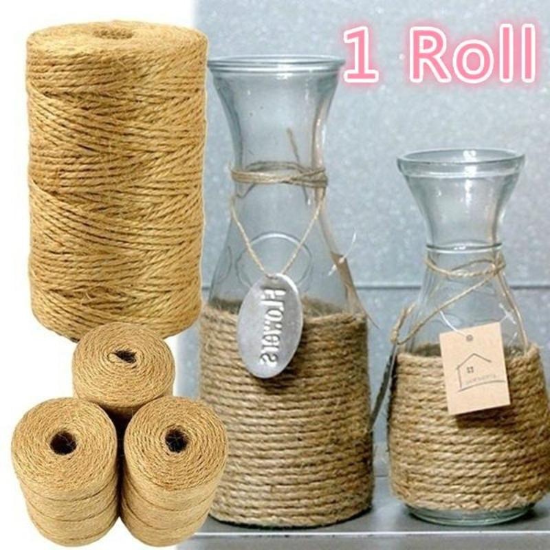 เชือกป่านจู๊ต 100 เมตร ไซซอลธร - Twine Jute Natural บทวิจารณ์และราคา