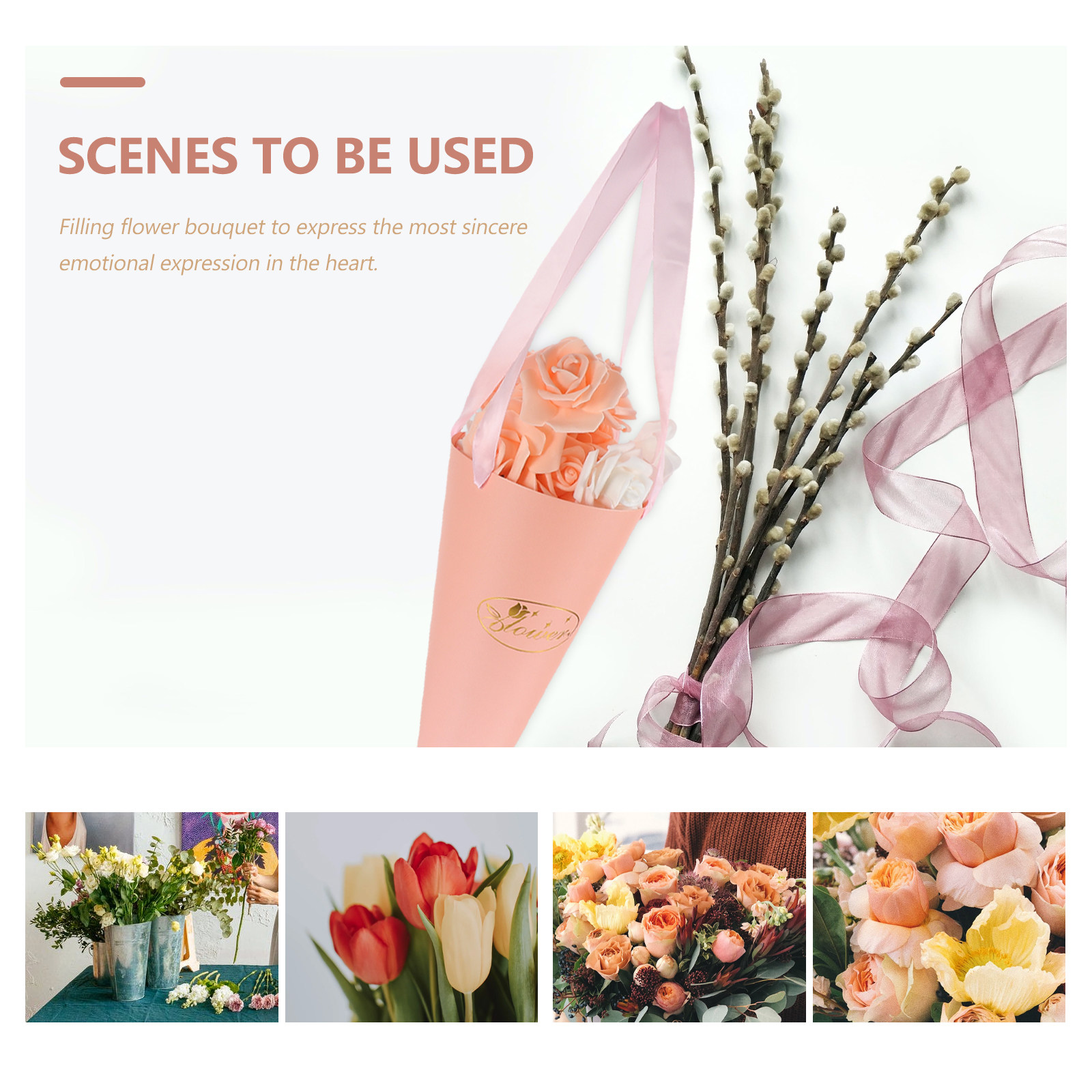 ถุงใส่ช่อดอกไม้ 6 ชิ้น ถุงกระด - Florist Supply Buckets บทวิจารณ์และราคา