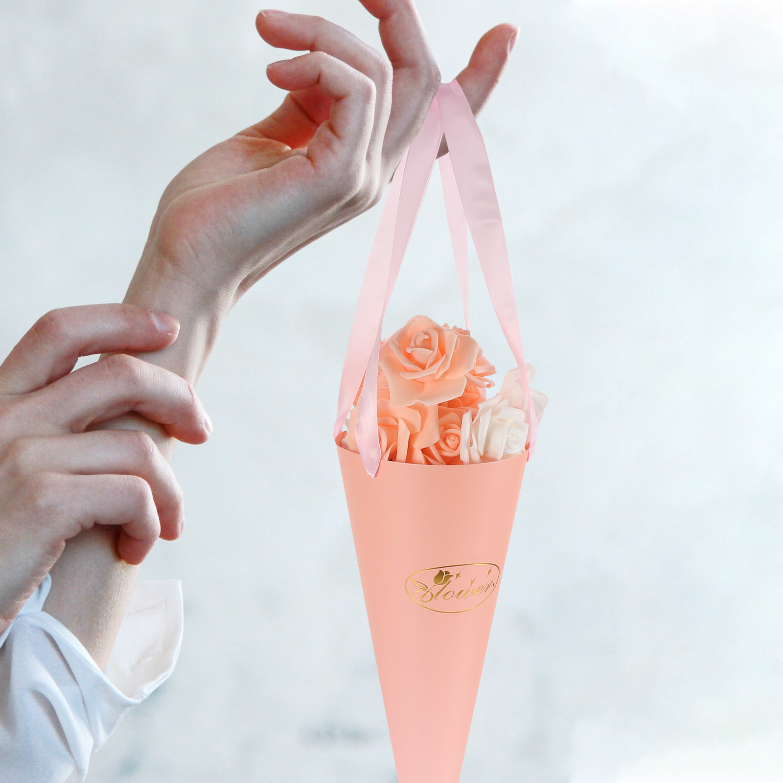 ถุงใส่ช่อดอกไม้ 6 ชิ้น ถุงกระด - Florist Supply Buckets บทวิจารณ์และราคา